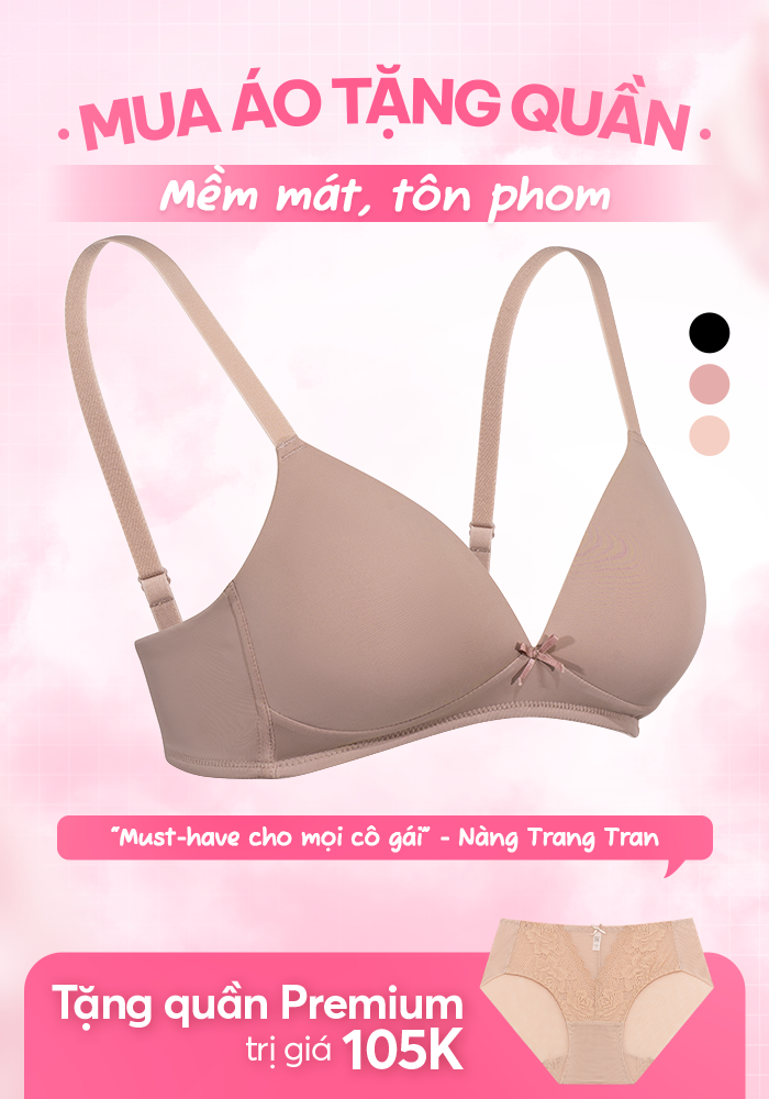 Áo Ngực LOC PREMIUM Basic Thun Lạnh  -  Da 