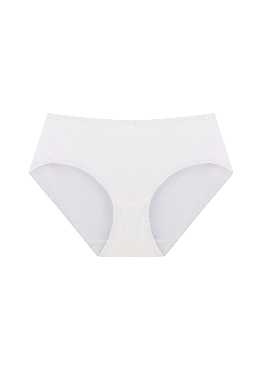 Quần Lót LOC Bikini Lưng Vừa Cotton Thun Lạnh  -  Trắng 