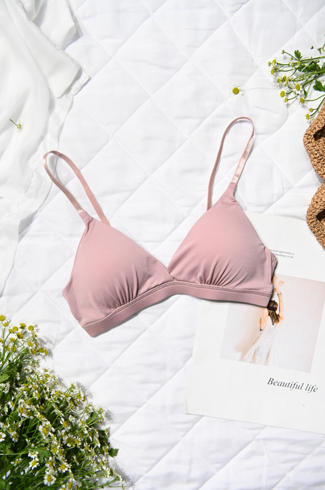 Áo Ngực LOC Basic Cotton Thun Lạnh  -  Hồng 