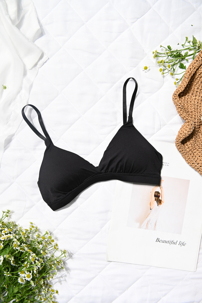 Áo Ngực LOC Basic Cotton Thun Lạnh  -  Đen 