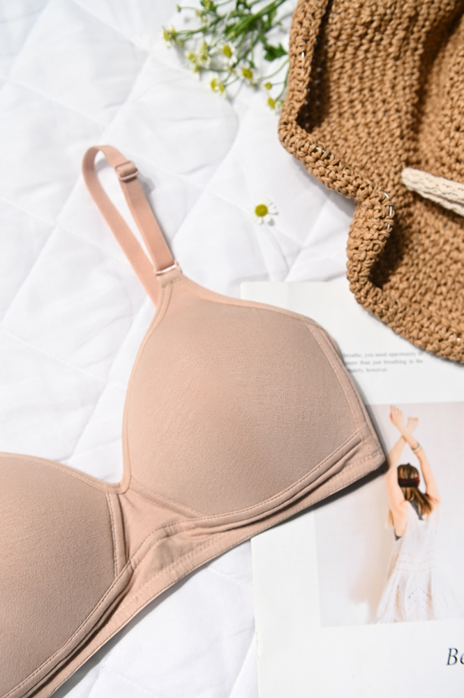 Áo Ngực LOC Không Gọng Cotton Basic - Da