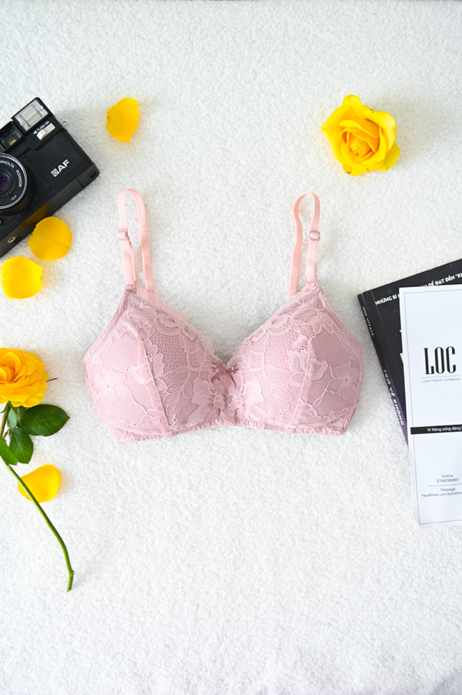 Áo Ngực LOC Basic Tròn Mút Liền  -  Hồng Sa 