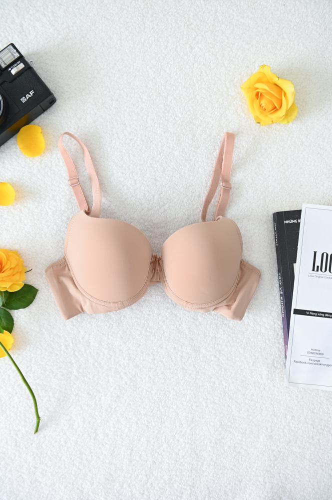Áo Ngực LOC Không Gọng Mút Liền Nâng 3P  -  Da 