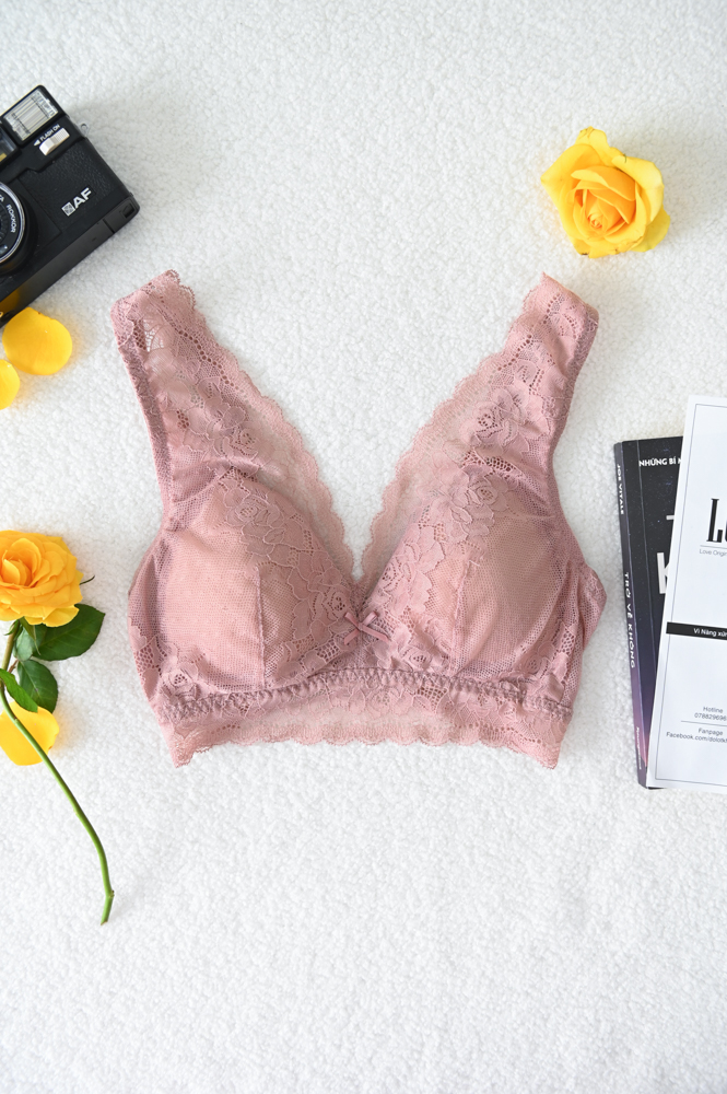 Áo Ngực LOC PREMIUM Cúp Tháp Hoa Lâm  -  Hồng 
