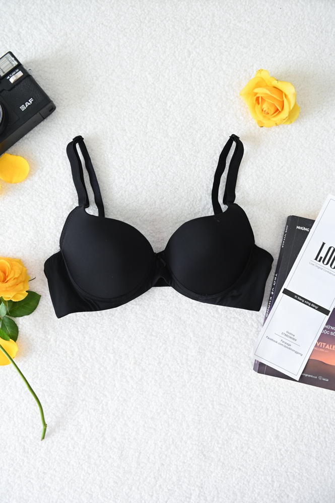 Áo Ngực LOC Không Gọng Mút Liền Nâng 3P  -  Đen 