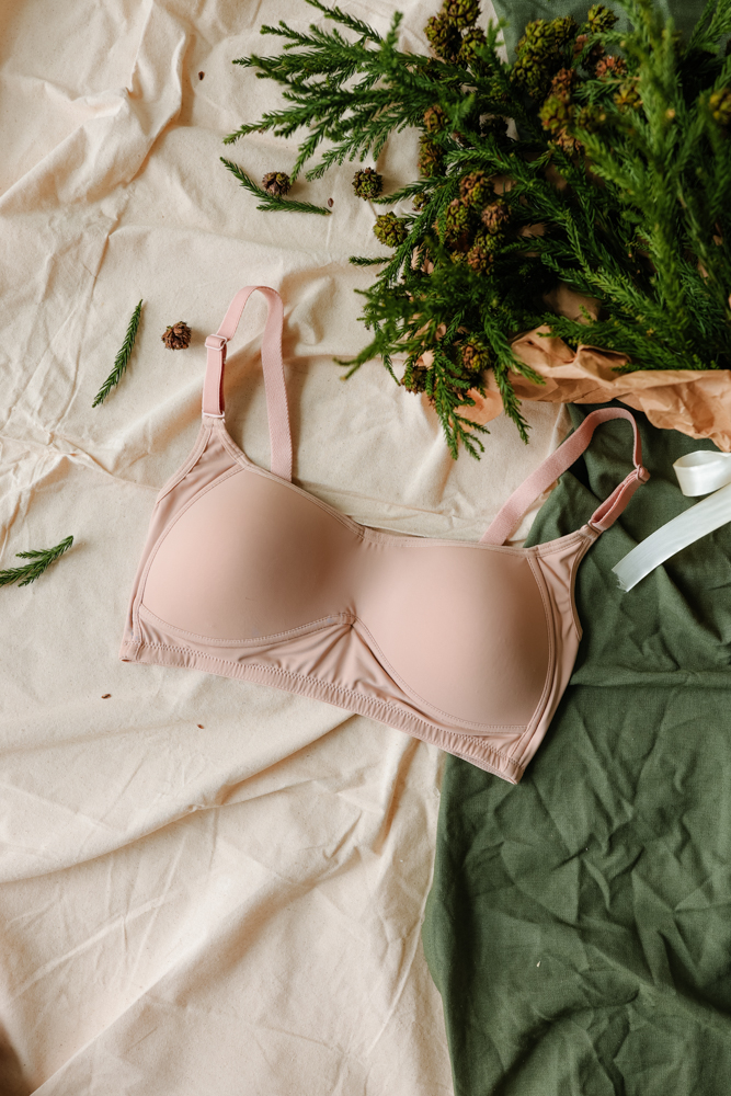 Áo Ngực LOC PREMIUM Bigsize Định Hình Không Gọng Trơn  -  Da 