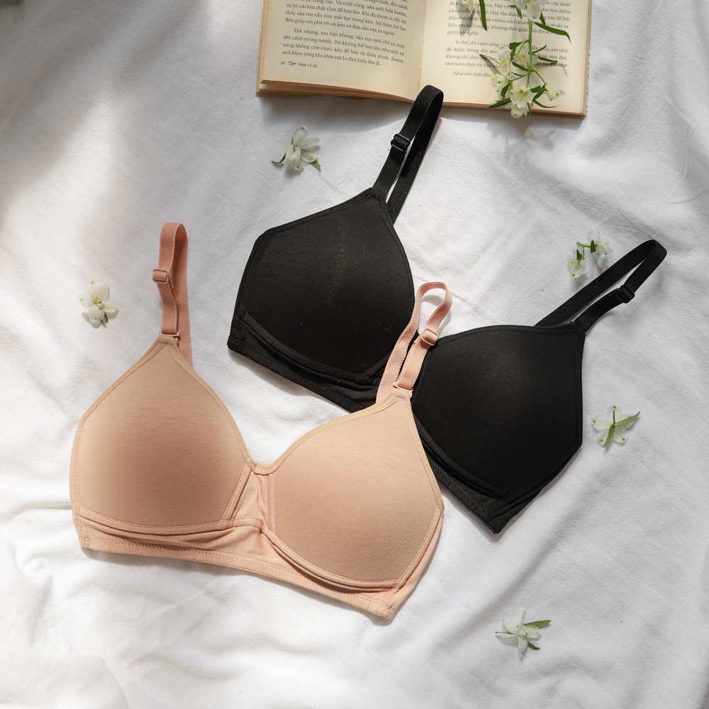 Áo Ngực LOC Không Gọng Cotton Basic - Da