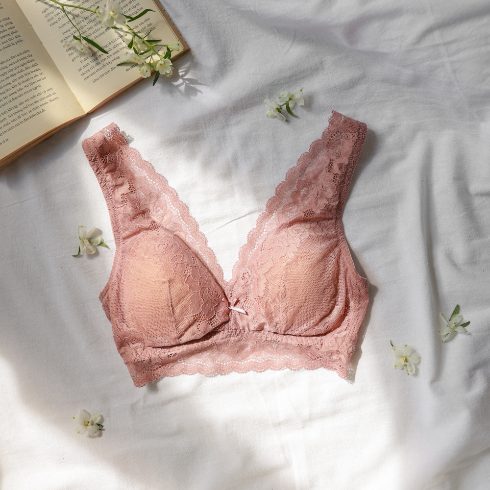 Áo Ngực LOC PREMIUM Cúp Tháp Hoa Lâm  -  Hồng 