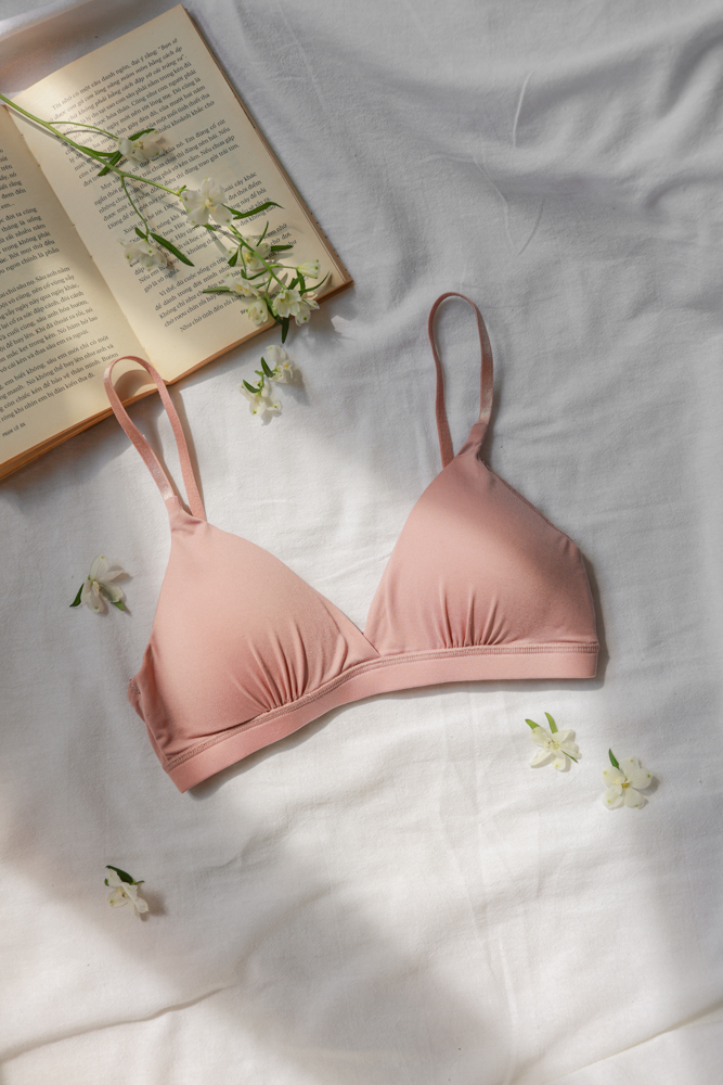 Áo Ngực LOC Basic Cotton Thun Lạnh  -  Hồng 