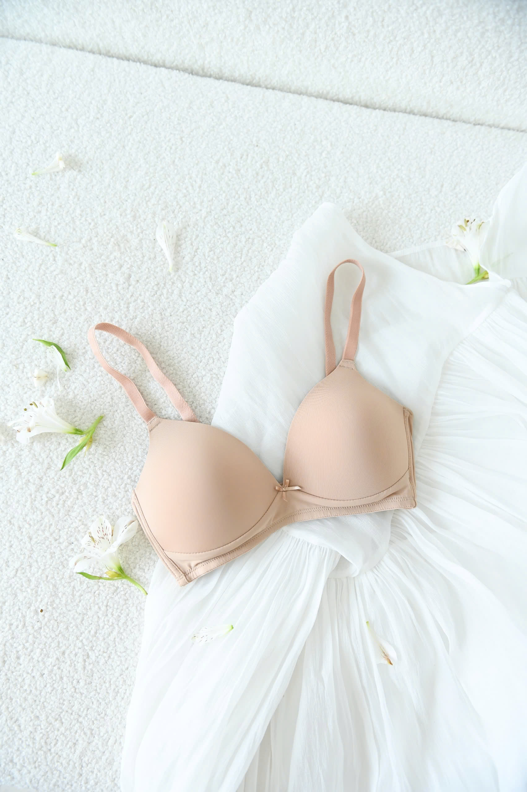 Áo Ngực LOC PREMIUM Basic Thun Lạnh  -  Da 