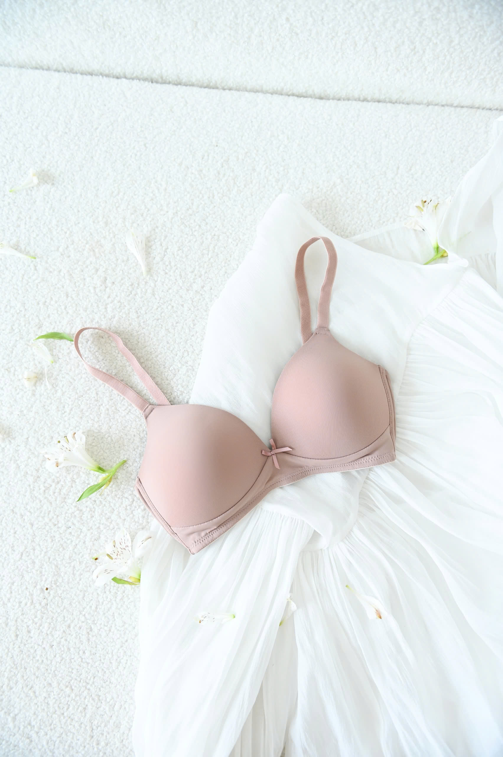 Áo Ngực LOC PREMIUM Basic Thun Lạnh  -  Hồng 